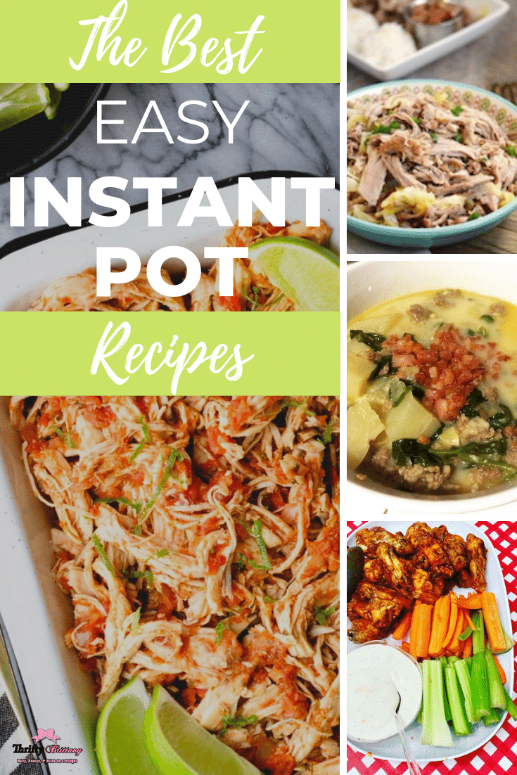 Easy Dump Instant Pot Recipes For Beginners Thrifty Brittany